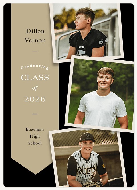 Stacked Banner Graduation Cards