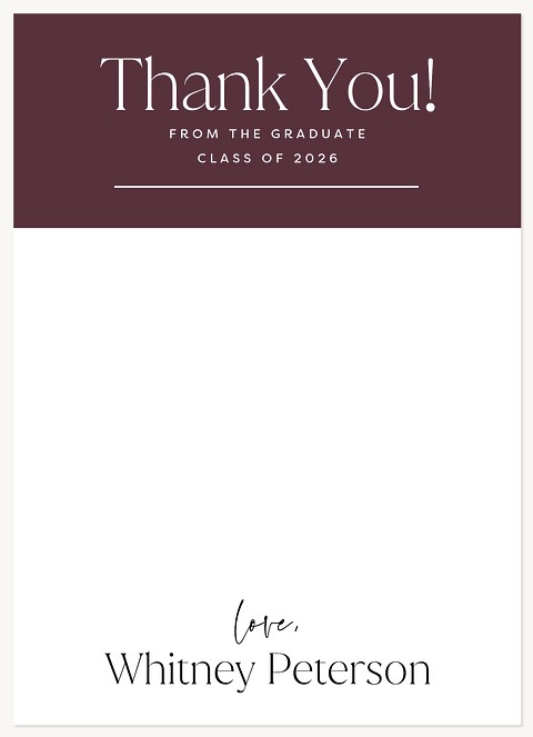 Simple Stack Thank You Cards 