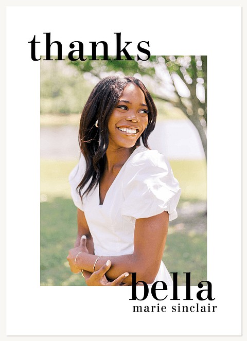 Bold Gratitude Thank You Cards 