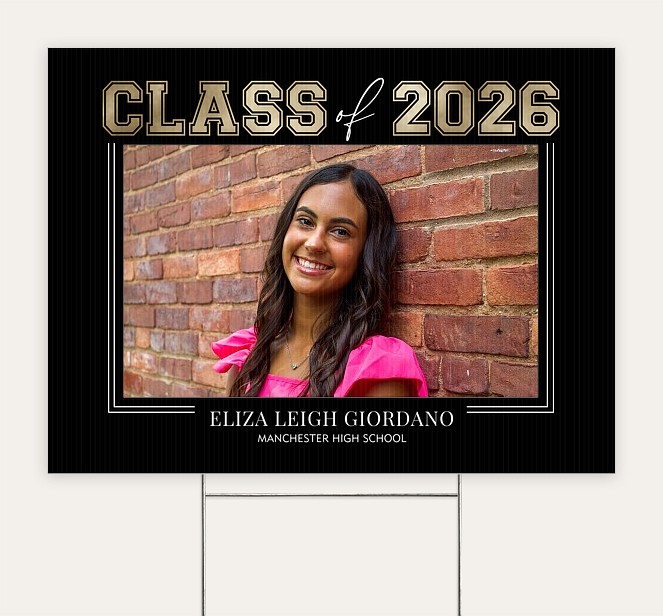 Letterman Class Custom Yard Signs