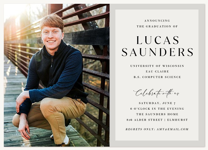 Classic & Clean Graduation Cards