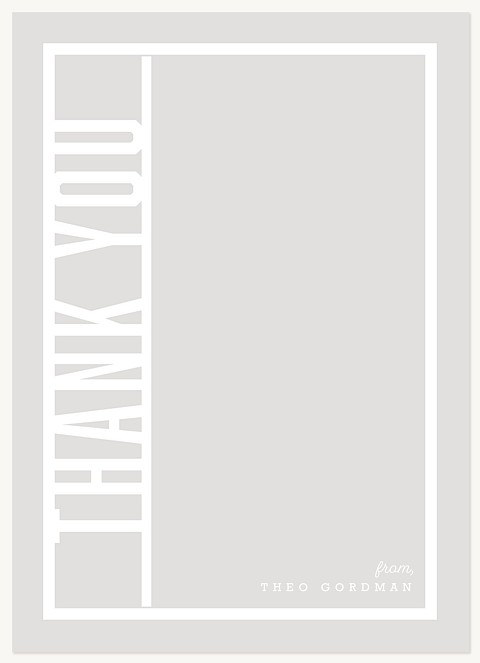 Bold & Sporty Thank You Cards 