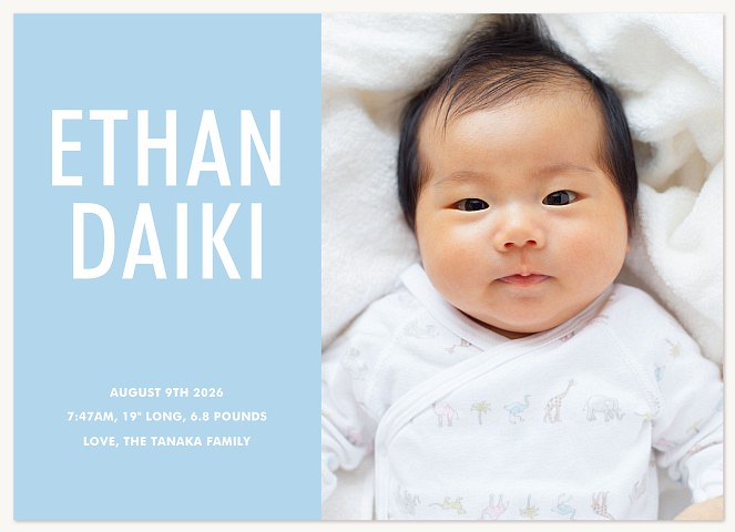 Big Name Baby Announcements