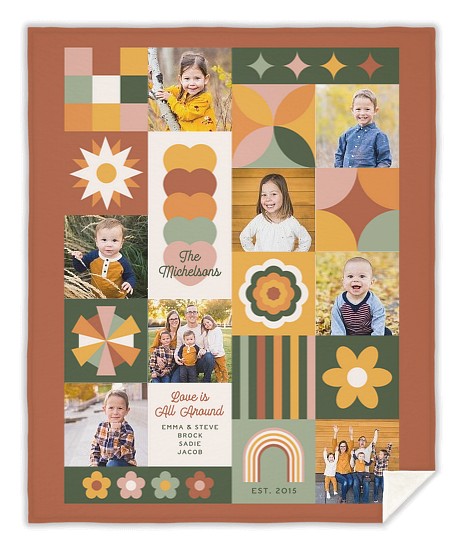 Boho Quilt Custom Blankets