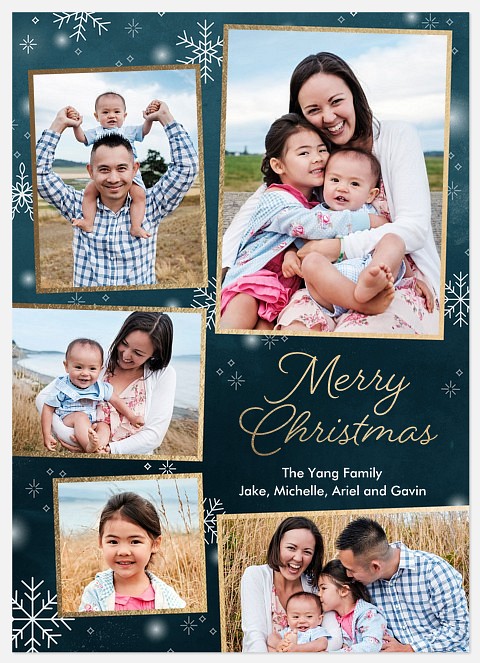 Winter Magic Holiday Photo Cards