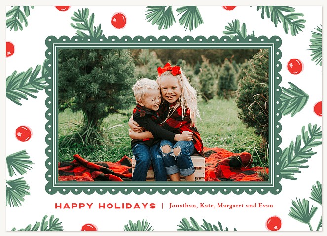 Holiday Forage Personalized Holiday Cards