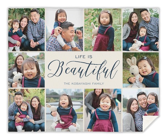 It's A Beautiful Life Custom Blankets
