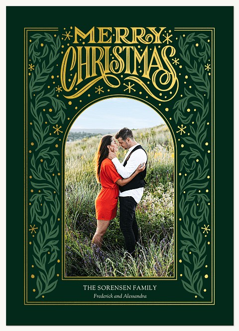Winter Archway Personalized Holiday Cards