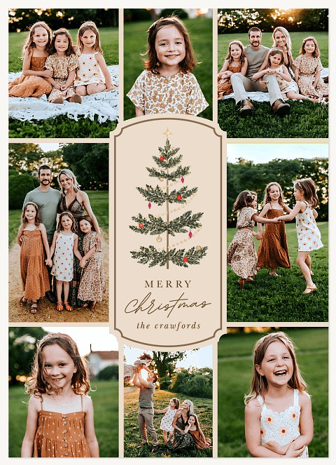 The Centerpiece Tree Personalized Holiday Cards