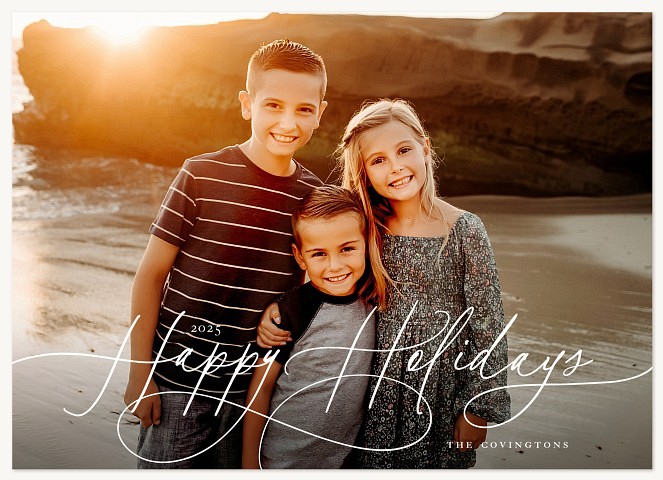 Elegance Personalized Holiday Cards