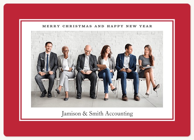 Simple Frame Holiday & Christmas Magnet Cards