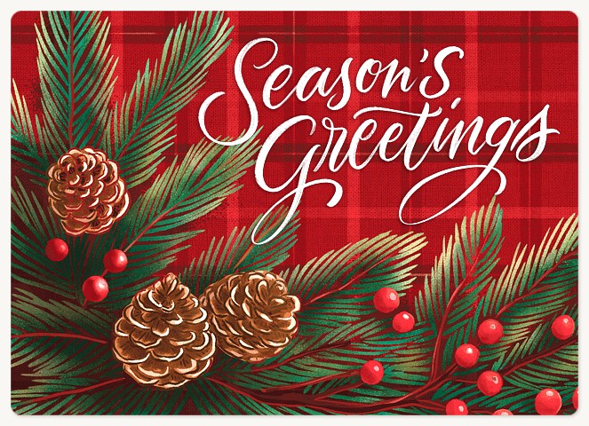 Holiday Evergreens Holiday & Christmas Magnet Cards