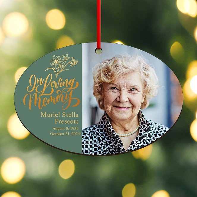 Loving Memory Custom Ornaments
