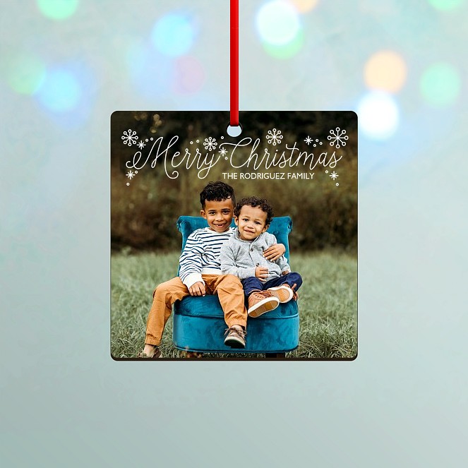 Crocheted Snow Custom Ornaments