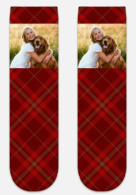 Classic Plaid Custom Socks