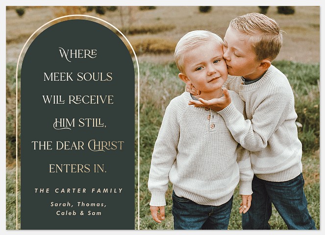 Meek Souls Holiday Photo Cards