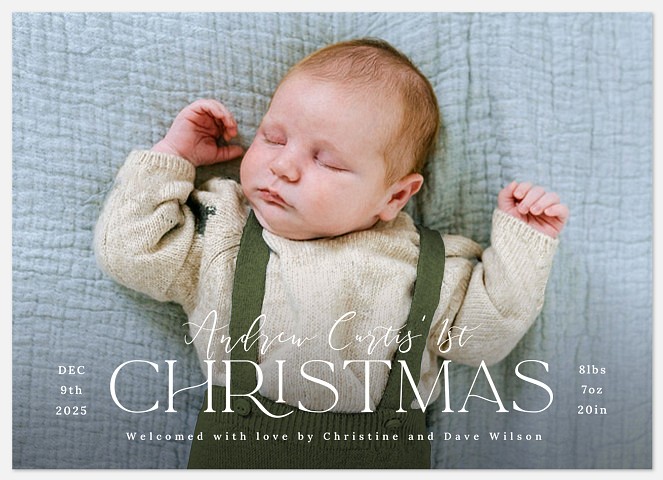 Tiny Tidings Holiday Photo Cards