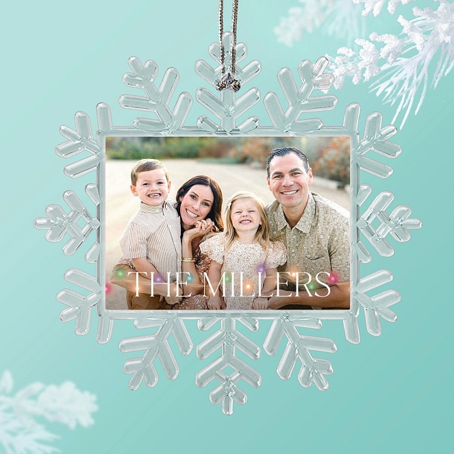 Colorful String Lights Personalized Ornaments