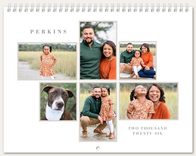 Classic Collage Calendar Custom Photo Calendars