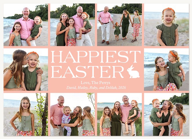 Bunny Mosaic Easter Cards