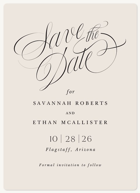 Graceful Union Save the Date Magnets