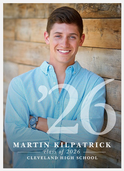 Year Simplified Graduation Cards