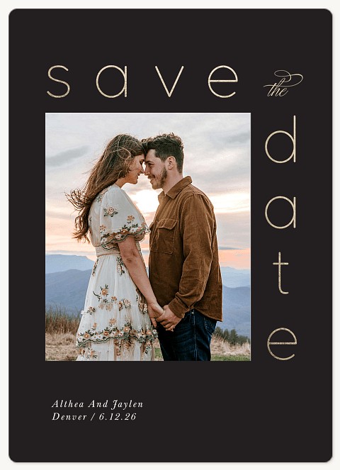 Framed Request Save the Date Magnets