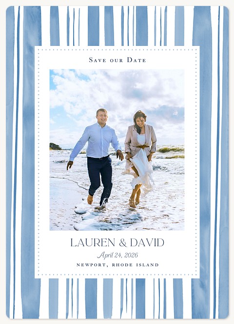 Gallery Stripe Save the Date Magnets