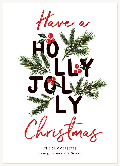 Holly Jolly Christmas Cards