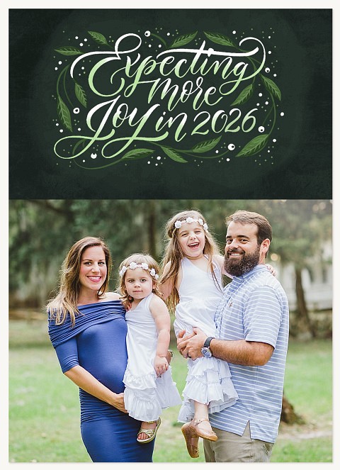 Expectant Joy New Year's Cards