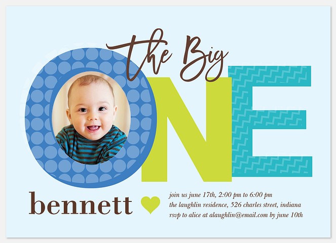 Pattern Mix Kids' Birthday Invitations