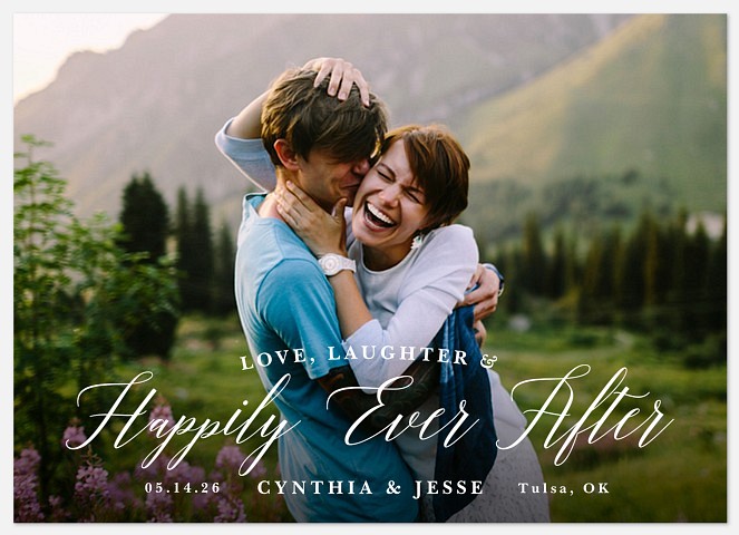 Love & Laughter Save the Date Photo Cards