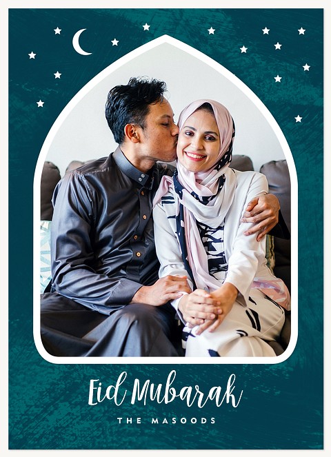 Night Window Eid Cards