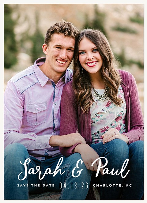 Vintage Inspired Save the Date Cards