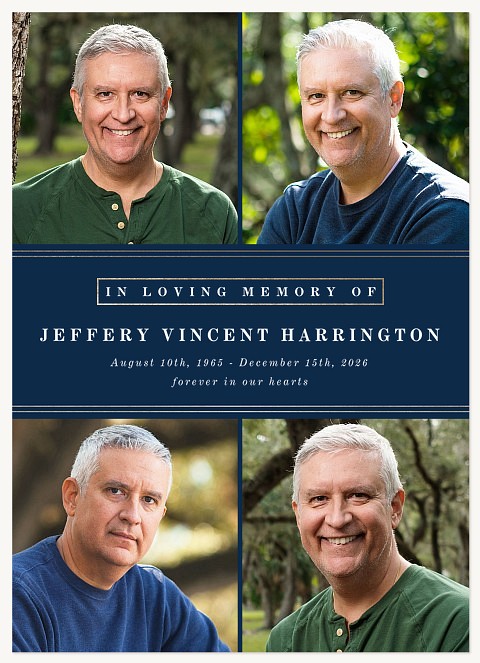 Distinguished Memorial & Sympathy Cards