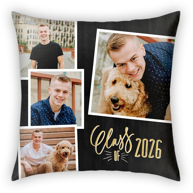 Golden Grad Custom Pillows