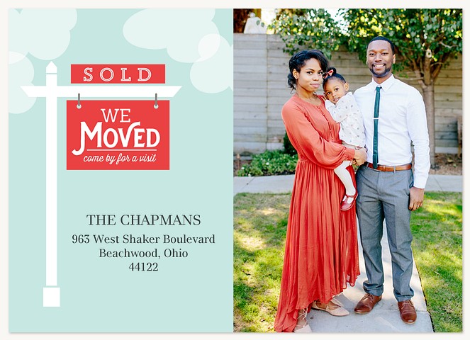 Sold Sign Moving Announcements