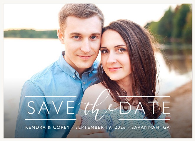 Playful Mix Save the Date Cards