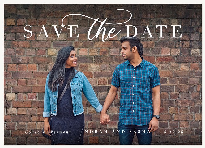 Emphasis Save the Date Cards