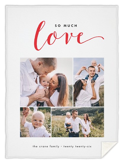 Much Love Collage Custom Blankets