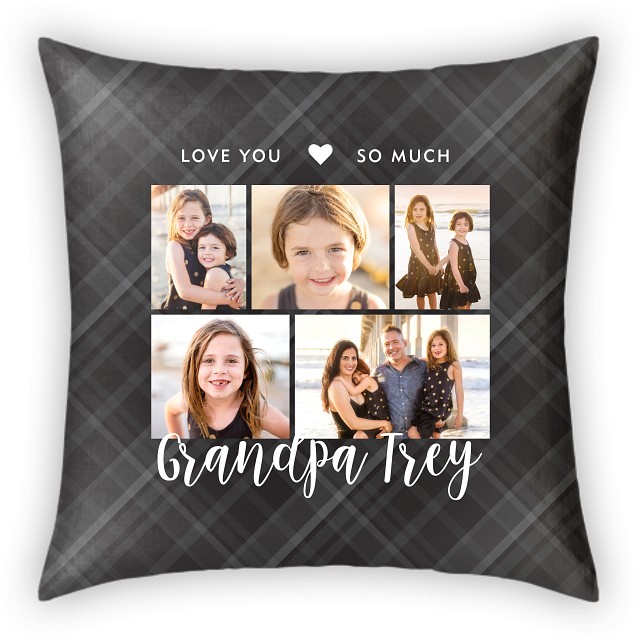 Loving Plaid Custom Pillows