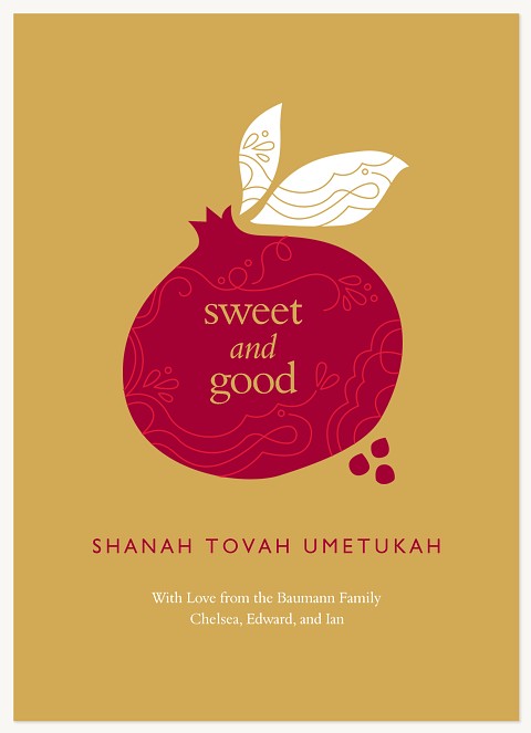 Sweet & Good Rosh Hashanah cards