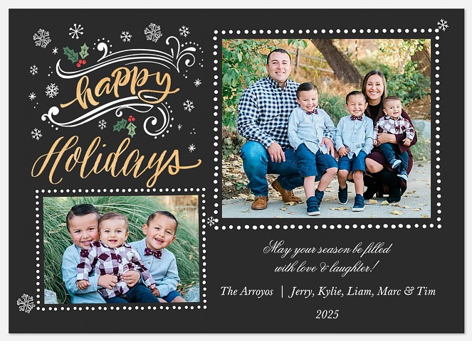 Winter Whimsy Holiday Photo Cards