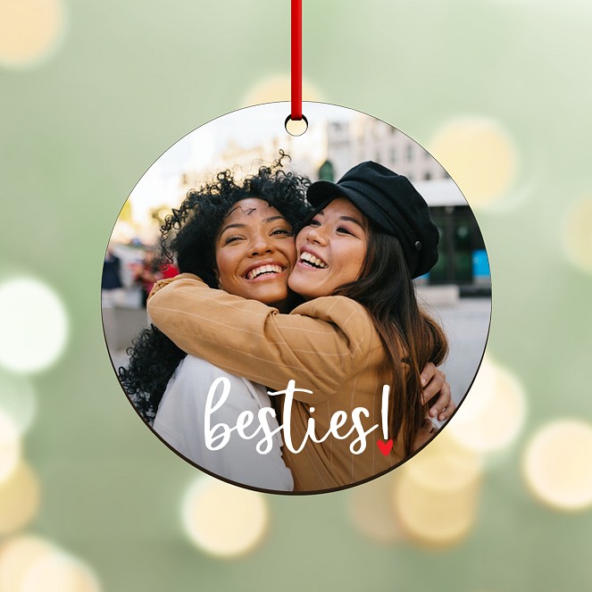 Besties Personalized Ornaments