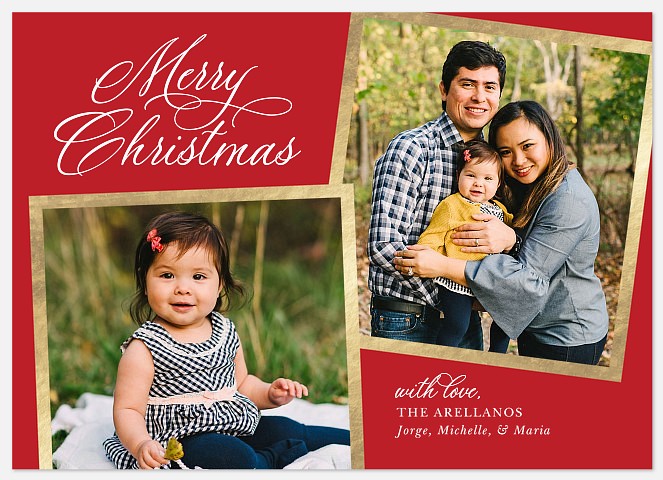 Christmas Duo Holiday Photo Cards