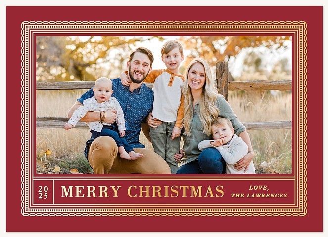 Lavish Frame Christmas Cards