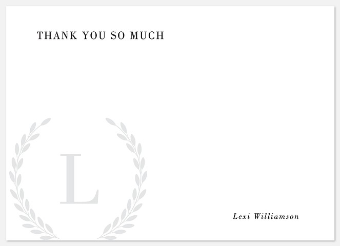 Proud Laurels Thank You Cards 