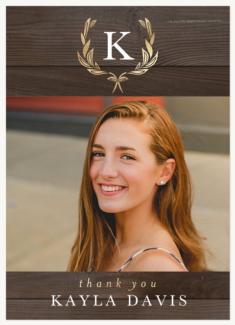 Country Commencement Thank You Cards 