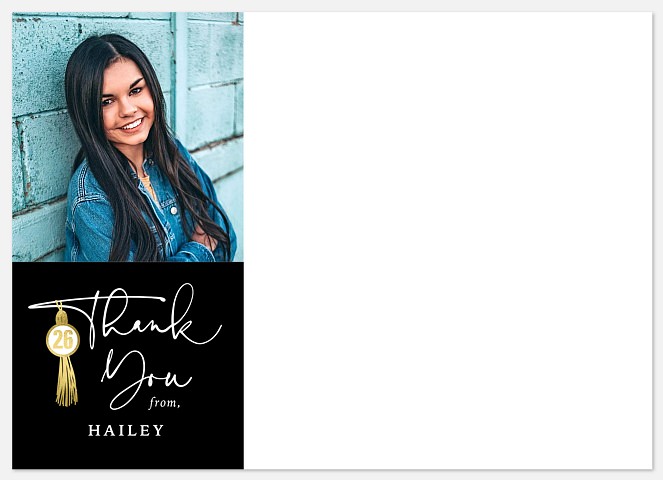 Fanciful Tassel Thank You Cards 