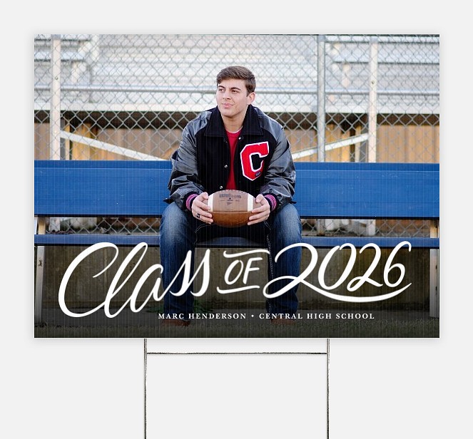 Simply Handwritten Graduation Yard Signs